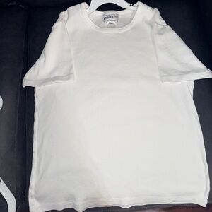 Vintage Pendleton White Cotton Crewneck T-Shirt - Size Small